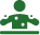 person dots from line solid